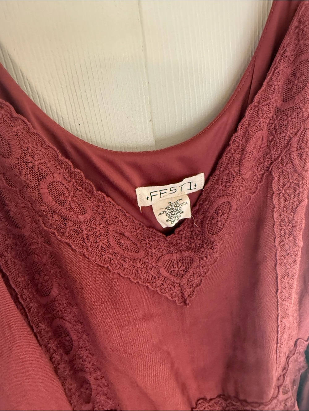 torrid Mauve Lace-Trim Maxi Dress - Picture 4 of 5